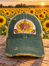 Load image into Gallery viewer, Vintage Flower Patch Hat