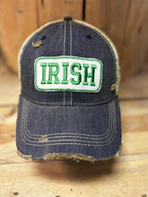 Load image into Gallery viewer, Irish Distressed Mesh Snapback Baseball Cap