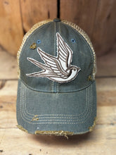 Load image into Gallery viewer, Sparrow Distressed Mesh Snapback Baseball Cap