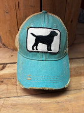 Load image into Gallery viewer, Lab Pup Distressed Snapback Cap