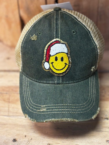 Smiley Santa Hat