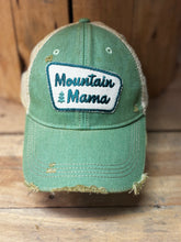 Load image into Gallery viewer, Mountain Mama Distressed Trucker Hat
