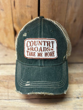 Load image into Gallery viewer, Country Roads-distressed Trucker Hat