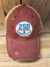 Load image into Gallery viewer, America 250 -distressed Trucker Hat