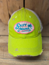 Load image into Gallery viewer, Salty Mama Cap-distressed Trucker Hat