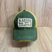 Load image into Gallery viewer, Raised on '90s Country Distressed Trucker Hat