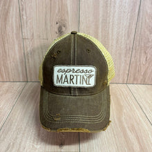 Load image into Gallery viewer, Espresso Martini Distressed Trucker Hat