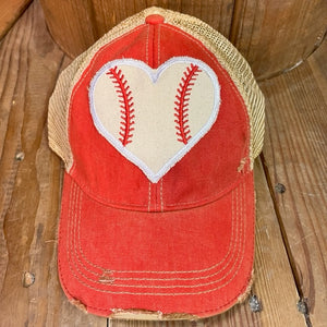 Baseball Love Red