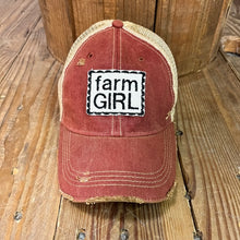 Load image into Gallery viewer, Farm Girl on Red Hat